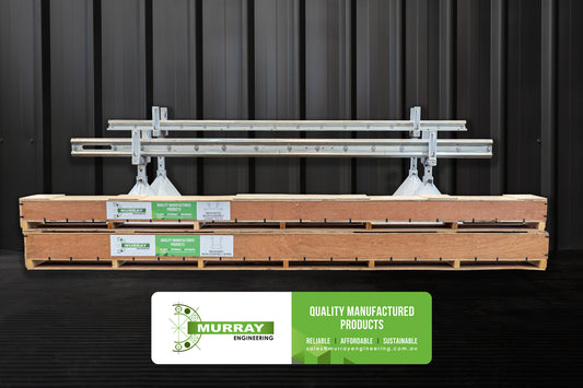 Sandvik Jumbo Anodised Feed Rails- Complete Set (Upper and Lower)