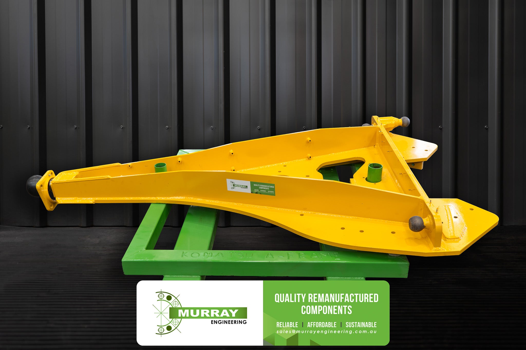 Komatsu GD555 Draw Bar/A-Frame – Murray Engineering