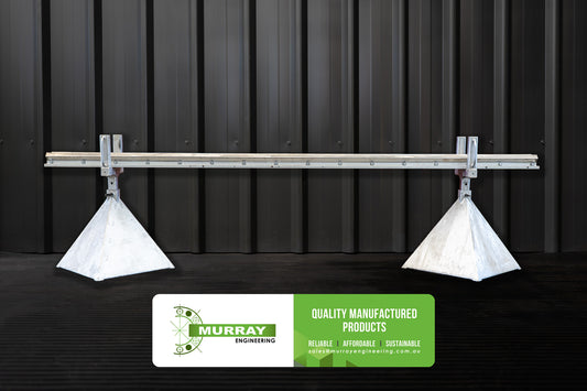 Sandvik Jumbo Anodised Feed Rail- Lower