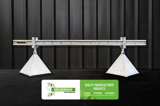 Sandvik Jumbo Anodised Feed Rail- Upper